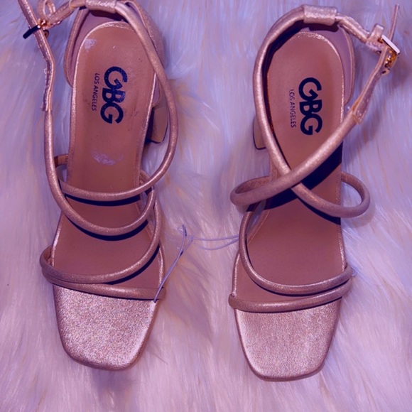 G by Guess Shoes - G by Guess gold heels